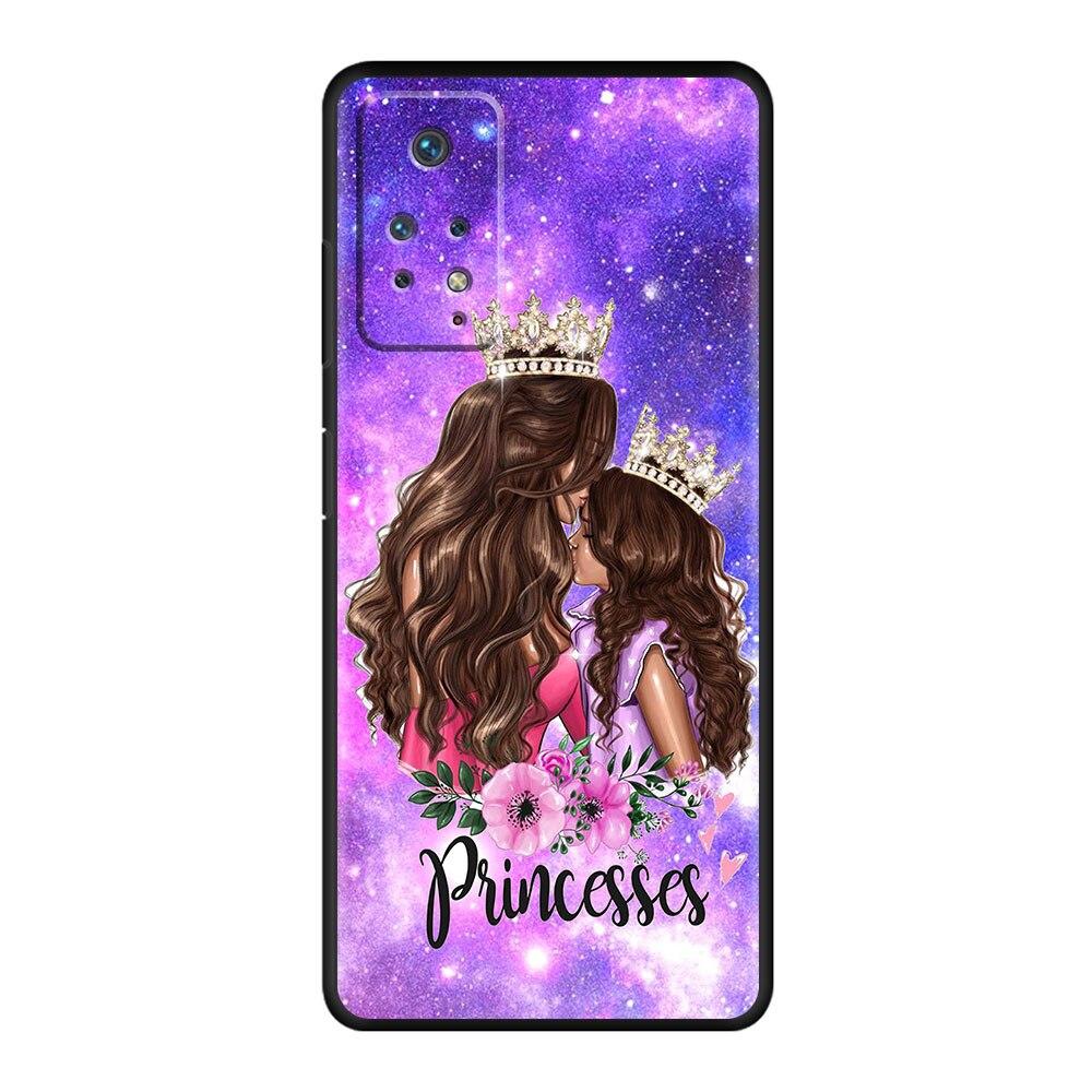 For Xiaomi Redmi 9 K40 9A 10 7 11 Pro 9S 9C 8 9T 8T K50 K40S Mobilephone Celular Funda Fashion Girl Super Mom Baby