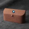 High-Quality Suede Car Sun Visor Glasses Box Car Badge Sunglasses Clips Glasses Box For BMW X1 X2 X3 X5 X4 X6 X7 G30 G20 G32 G11 QH9