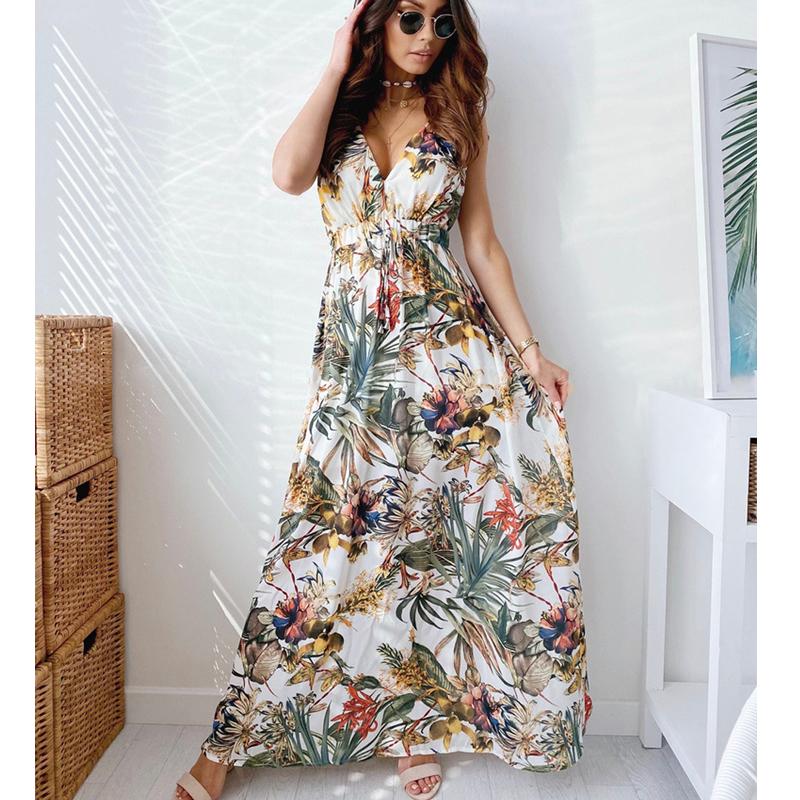 Women's Summer New Fashion Printed Sleeveless Dress