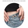 Flower Waist Tighten Pins for Pants Waist Cinch Button Clasp Brooch Clip Clothing Accs Easy Use Waist Fitness Snap Pin