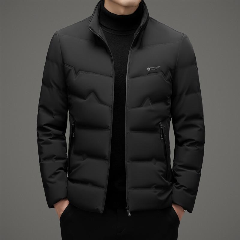 Winter Thickened Men's Down Jacket Loose Large Size Casual Jacket Young Men Stand Collar Short Style
