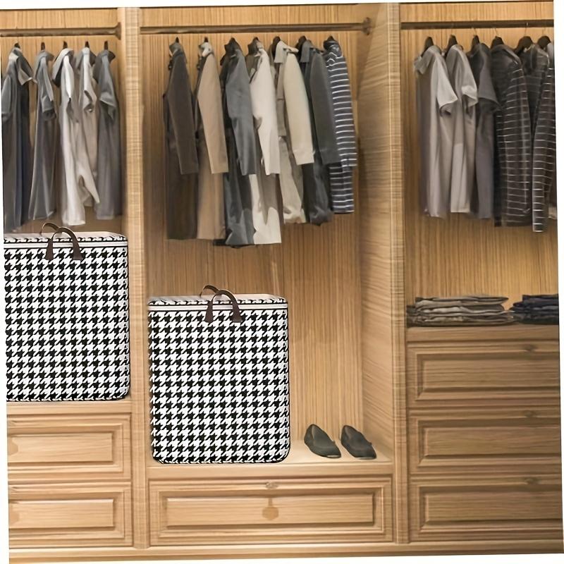 3 180 Liter Clothing Storage Bags, 27.56 Inches High, with Handles, Wardrobe Container, Suitable for Blankets and Clothes