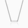 Emporio Armani Hip Hop Cool Fashion Versatile Cuban Link Stainless Steel Necklace Men necklace Silver EGS3188040