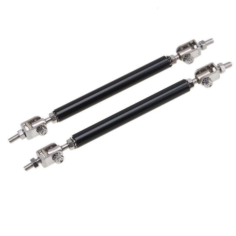 

Adjustal Car Front Bumper Lip Splitter Rod Strut Tie Bar Support Kit Universal