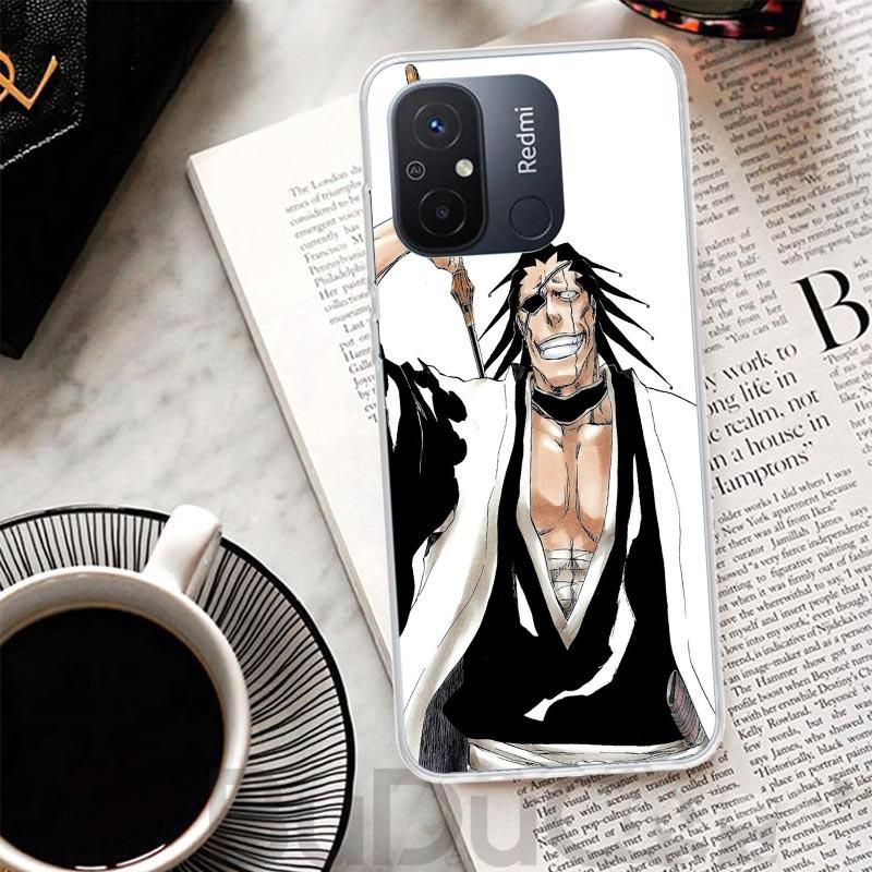 Zaraki Kenpachi Bleach Cover For Xiaomi Redmi 14C 13 13C 12 12C 10 10C 9 9C 9T 9A Phone Case 10A 8A 8 7A 7 6A 6 Pro K70 K60 K40