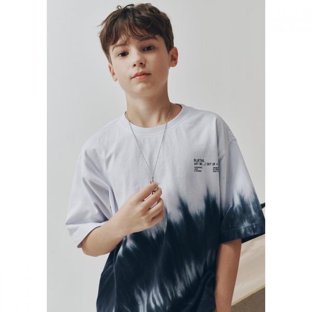 BlueTail Charcoal Tie Dye T shirT azb1Ts04cg charcoal gray/160