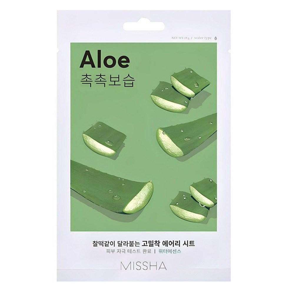 MISSHA Airy Fit Sheet Mask Aloe, 20pcs