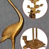 Ancient Style Crane Zen Copper Floor & Table Lamp for Living Room