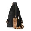 Leichte Brusttasche für Damen Kariert Mehrzweck-Rucksack
