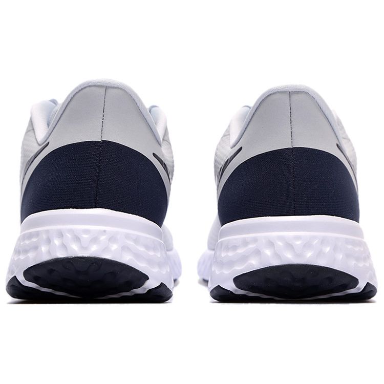 Nike Revolution 5 Running Shoes Grey Blue Red White Men BQ3204-018