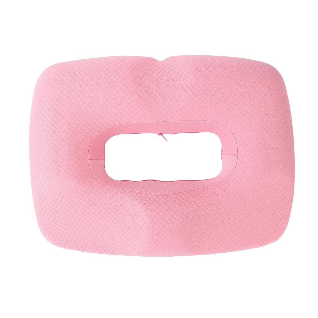 Seat Cushion Comfortable Memory Foam Breathable Versatile Hollow Seat Cushion for Office Car Home Pink
