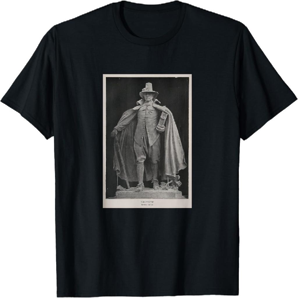 Die Puritanerstatue Fotoillustration (1922) T-Shirt
