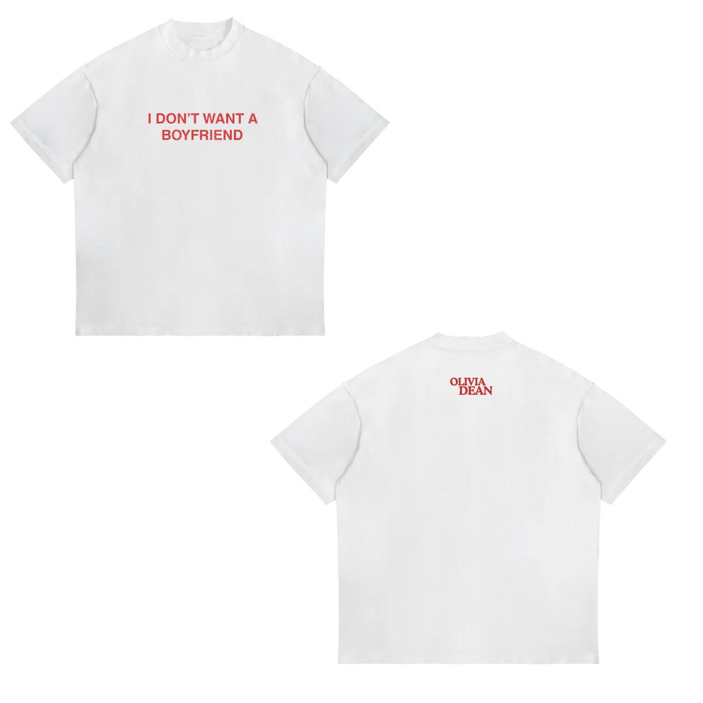 Uk Singer Olivia Dean Merch 2026 Unisex Tshirt Unisex Short Sleeve Tops Fashion Tee Clothes Causal Y2K Tops Cotton