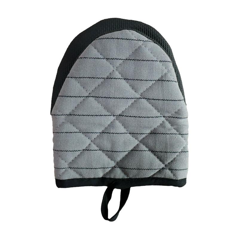 

1Pc Striped Duckbilled Cotton Baking Tool Insulation Mitt Home Kitchen Bakeware Microwave Oven Glove сірий