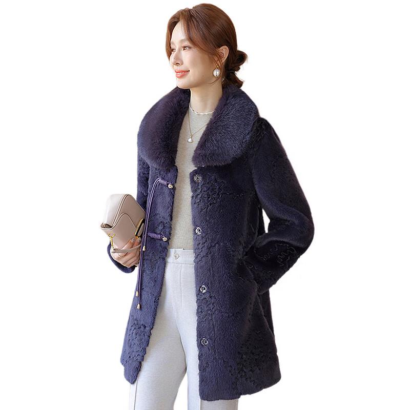 Elegant Women's Integrated Mink Velvet Winter Coat