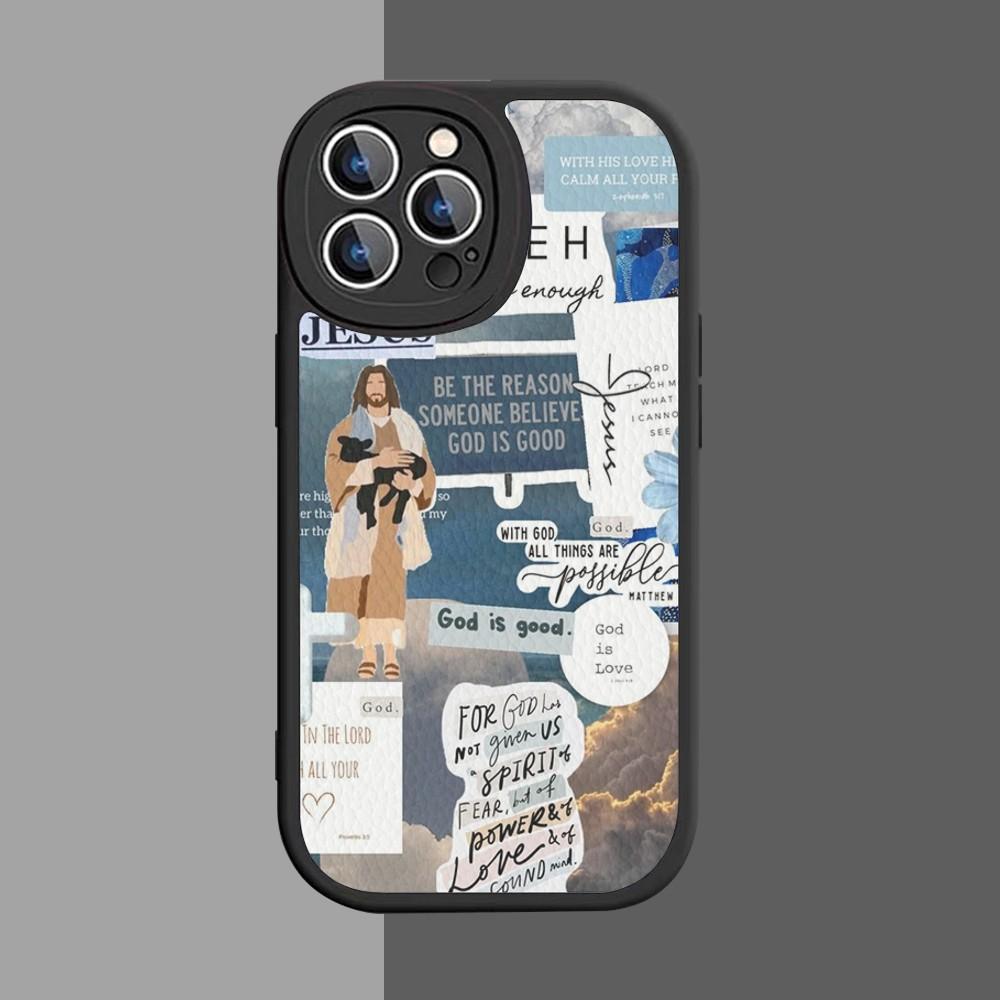 

Faith Christian Religious Jesus Phone Case Hard Leather For iPhone 14 13 12 Mini 11 14 Pro Max Xs X Xr 7 8 Plus Fundas iphone 13-1