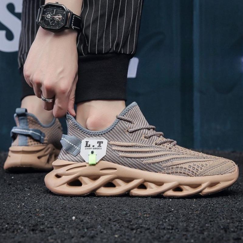 Fashion Shoes for Men Summer 2025new Mesh Breathable Fly Woven Youth Leisure Running Sneakers Walking Mens Shoes Light Platform Sneakers