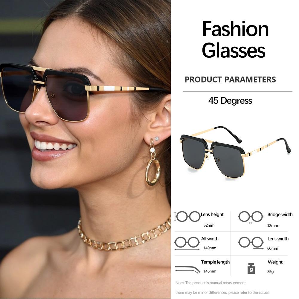 Modern Sunglasses For Women Minimalist Design Structural Sense Commuting Glasses Personalized Versatile Suitable For Women