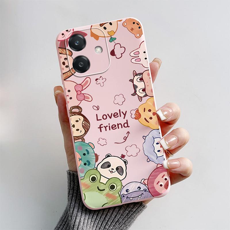 For Oppo A40 Case CPH2669 Cute Cartoon Cat Fox Painted Cover Soft Silicone Phone Case For Oppo A40M A 40 OppoA40 Fundas Bumper