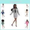 30cm11 Boneca da Moda de Alta Qualidade 30cm11 Polegadas Com Estilo Elegante Europeu e Americano Pele Negra Africana Cabelo Cacheado Disponível Em