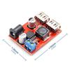 LM2596 LM2596S Dual USB DC-DC 9V 12V 24V 36V to 5V 3A Step Down Buck Converter Board Car Charger Solar Power Supply Module