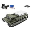 WPL E-1 1/16 RC Tank 2.4G Full Scale Tracked Transport Vehicle 4WD Tracked Remote Control Vehicle Children Toy Gift