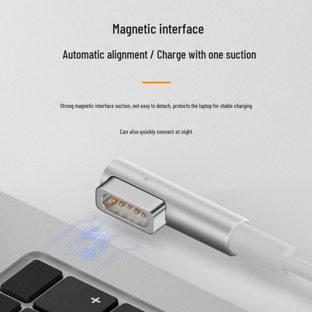 65W USB-C To MagSafe 1/2 Magnetic Charging Cable for Apple Laptops