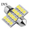 16SMD LED DC 12V Bil Auto Hvid Læse Interiør Loftslampe Festoon Pærer Lampe