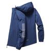 Jacke DREI Balken Trenchcoat Frühling und Herbst Herren Dünnmantel Outdoor Sport Trenchcoat Jacke Große Größe Männer