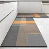 Oil-proof Non-Slip PVC Floor Mat, Easy-to-clean Carpet, Home Decoration, Long Leather Rug, Dirt-resistant Foot Mats, Kitchen