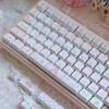 MAIMOOO Keycaps For Dreamflower Wedding Pink Cherry Pbt Sublimation Lolita Fresh Style Girl Keyboard Keycap Gift