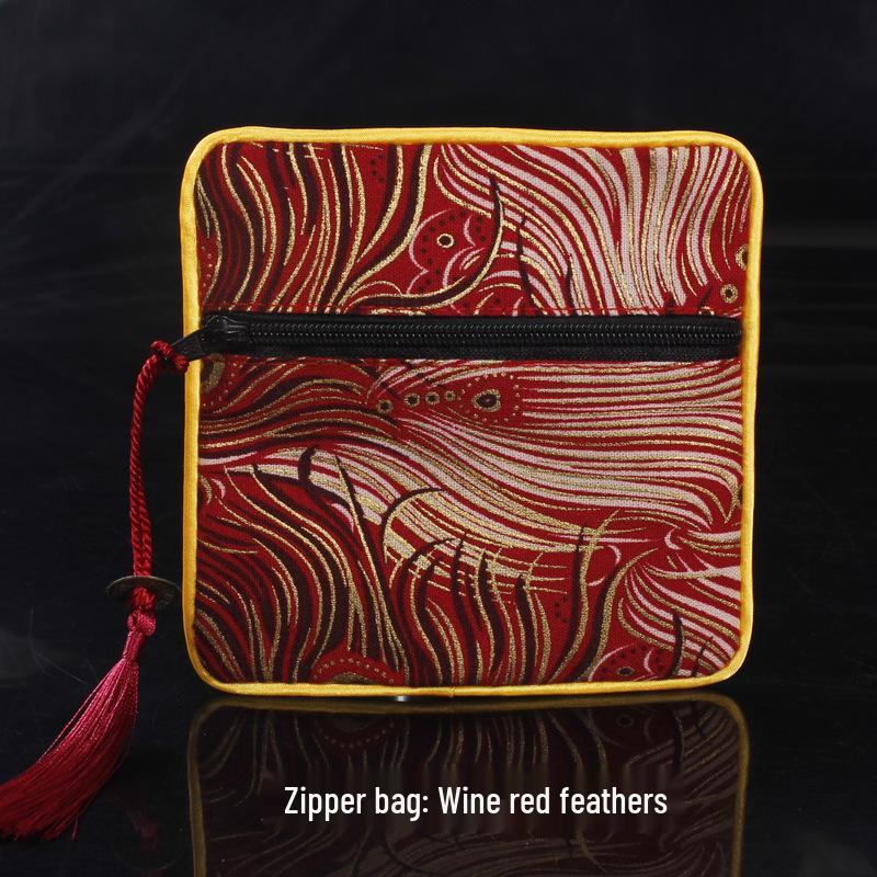 Chinese Osmanthus Embroidered Silk Brocade Sachet - Ethnic Style