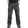 Men's Plus Size Velvet-Lined Cotton Work Pants - Autumn/Winter Collection