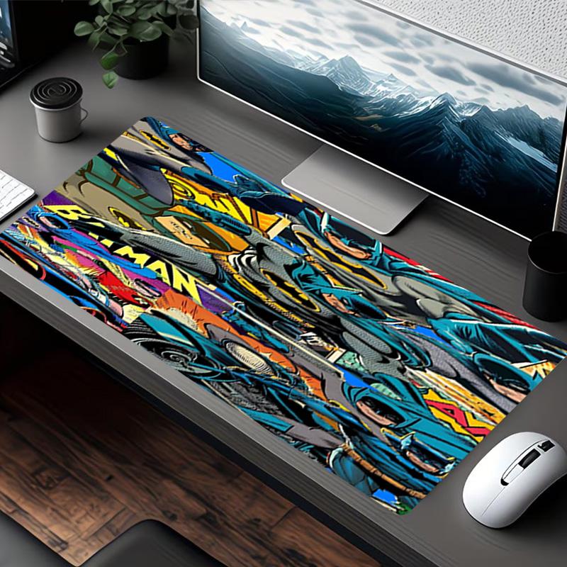Batman Print Mouse Pad, for Keyboard Pad Laptop PC Mat for Office Home Use, Desk Decor, Perfect Birthday Gift for Gamers