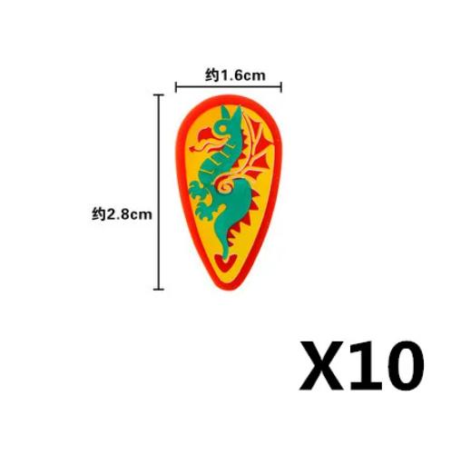 MOC Medieval Military Figures Weapons Building Blocks Knight Soldiers Shield Vest Armor Sword Ax Spear Bricks Toys Children