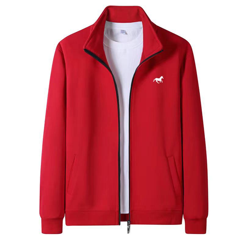 Men's Casual Sports Solid Color Pullover Sweatshirt for Autumn and Winter, Men's Fashionable Printed Non Velvet Sweatshirt