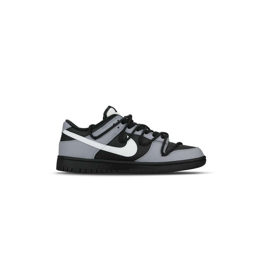Nike Dunk Abrasion Resistant Low Top Skateboard Shoes Unisex Black Gray DD1391-100(Team882-)