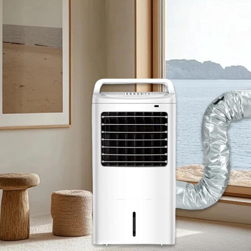 Flexible Air Conditioning Ventilation Hose Cover Thermal Insulated Sleeve for Exhaust Pipes Adjustable Straps Included