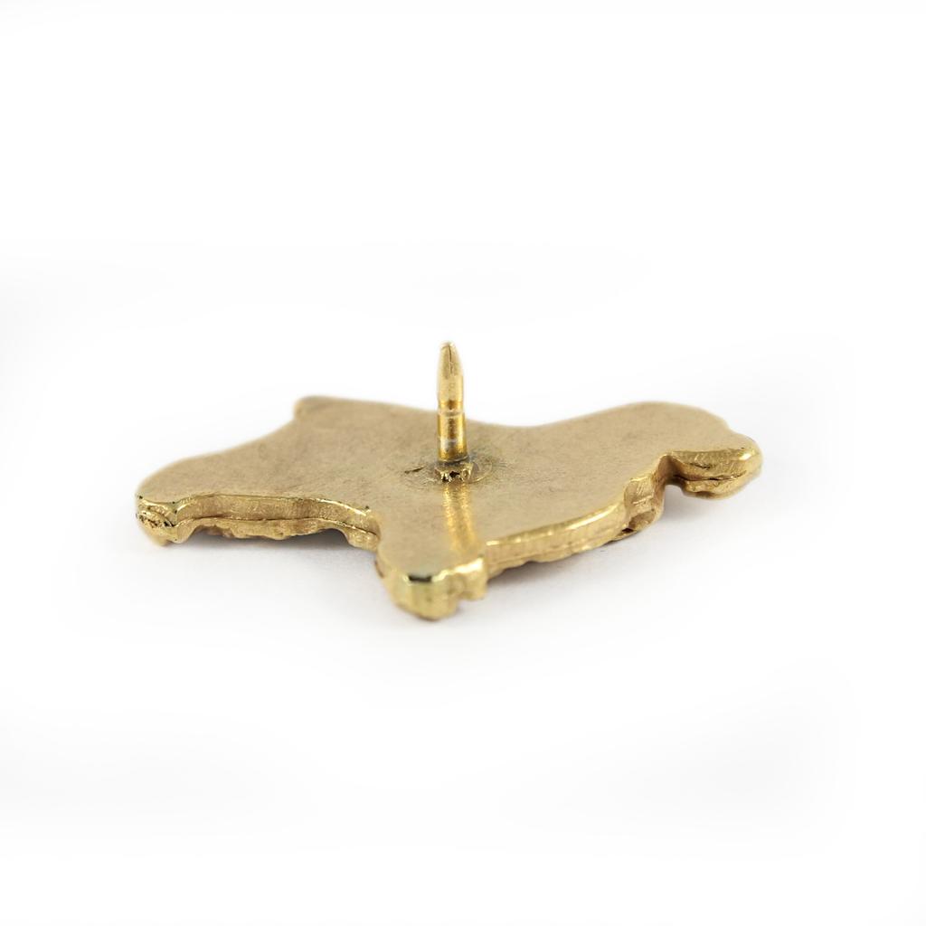 Cocker Spaniel Inglês - Broche de Cão em Caixa Decorativa, Pinos Elegantes Banhados a Ouro, Pinos de Lapela da Marca Art-Dog