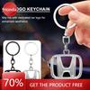 Car Hot 2025 Zinc Alloy Key Ring Keychain Car Logo Accessories For Honda Civic Mugen Accord Odyssey JAZZ CRV Fit Hrv Jazz CBR VT