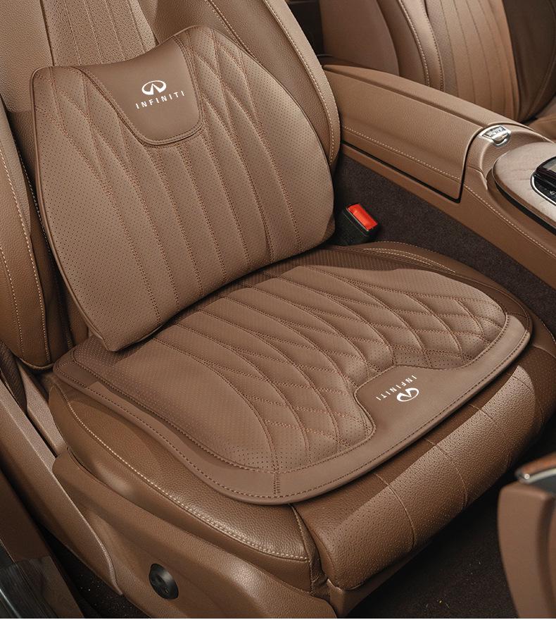 All-Season Seat Cushion with Integrated Lumbar Support for Infiniti Q50L/QX50/QX60/Q70L
