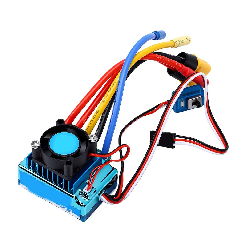 120A Brushless RC Car ESC Remote Control Car Electronic Speed Controller Overheating Protection with XT60 Plug 4.0mm