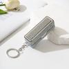 Keychain Lip Gloss Storage Case Bling Portable Lipstick Holder Rhinestone Lipstick Box  Cosmetic