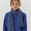 Sinkingdeeper Striped Jacquard Muffler (blue)