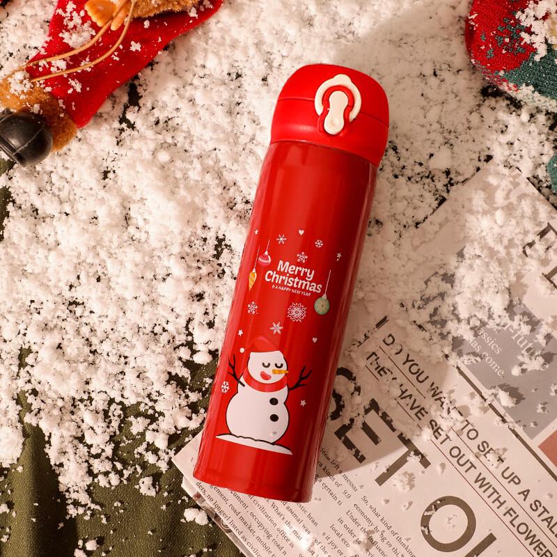 WA Christmas Stainless Steel Insulated Pop-up Water Bottle 500ml