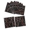 10pcs Tile Sticker 15x15cm 3D Self Adhesive Backing Waterproof Oil Proof Decorative 0.26mm Thicker