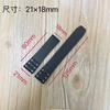 New arrival stylish watchband strap Rubber with rivets for special santos 21mm Sport watch beautiful bracelet folding buckle hot