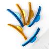 6pcs Hair Clips Clamps Aluminum Tip Finger Hairclips
