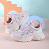 2025 Spring and Autumn Running Shoes Little White Shoes Mesh Girls New Summer Casual Hollow Girls Shoes Children