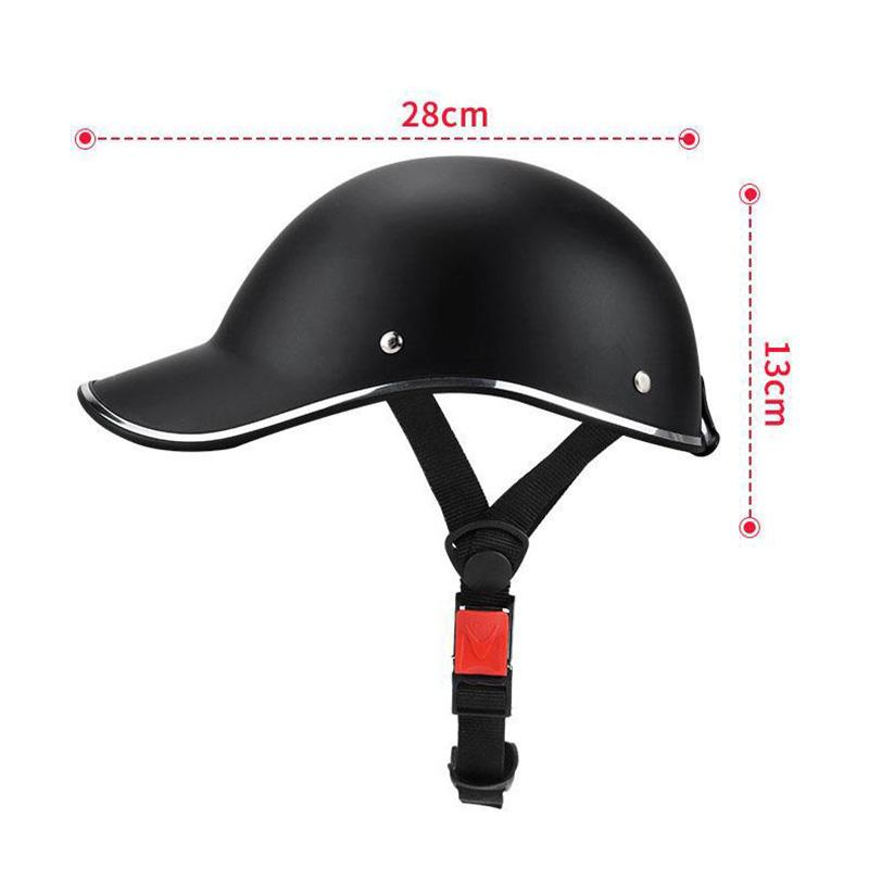Fashion Vintage Baseball Cap Ultralight Helmet Motorcycle Accessories Bicycle Scooter Open Face Half Helmet Men Women